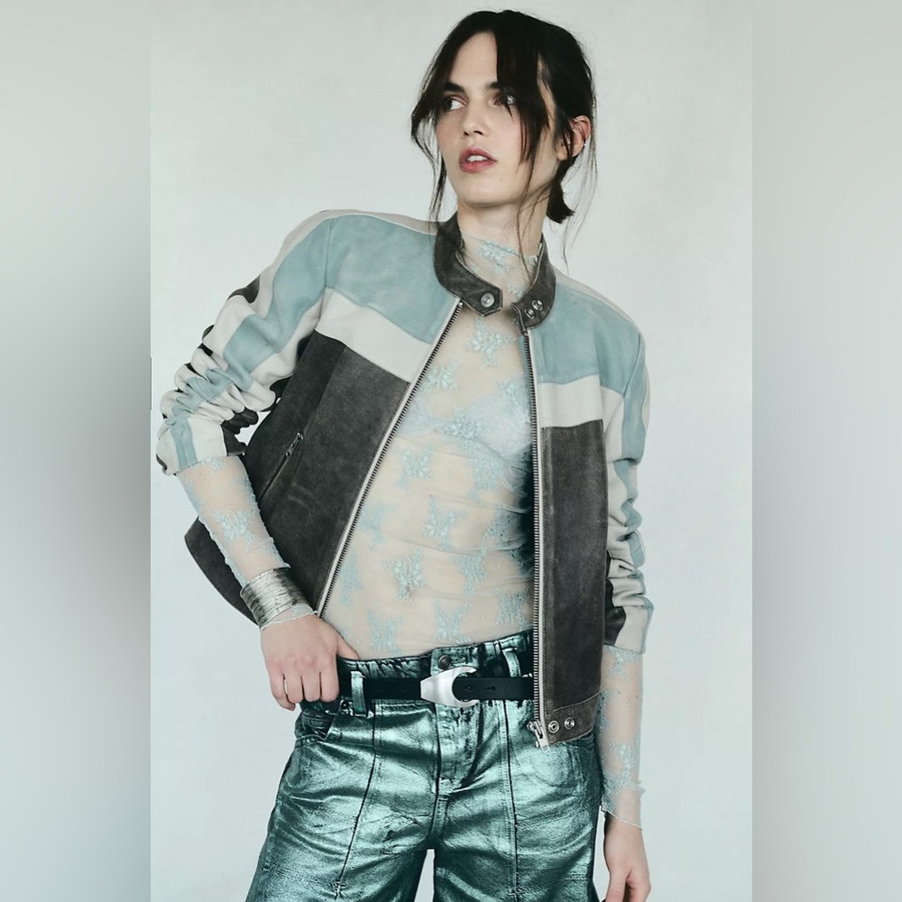 Free People We The Free Fast Lane Moto Jacket - Picture 5 of 16